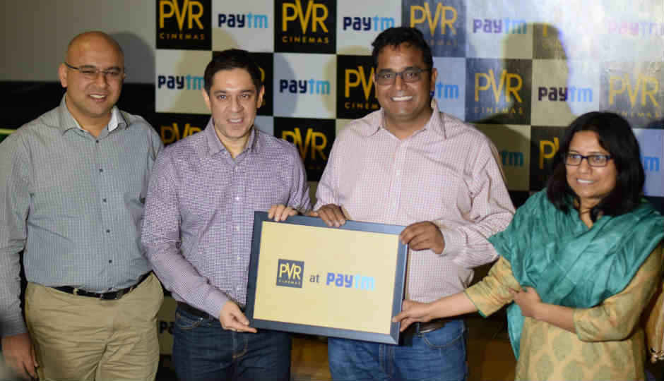 Now buy PVR movie tickets via Paytm