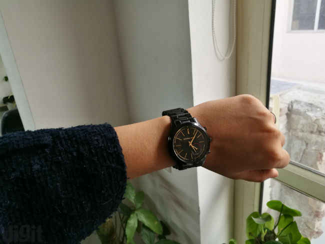 michael kors runway smartwatch black