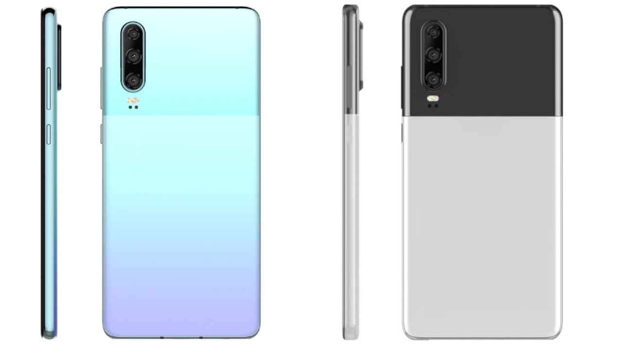 Huawei P30 patent reveals dual-tone design, could be announced alongside Mate 30