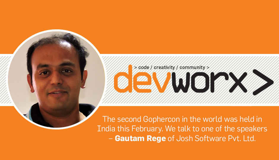 Devworx talks to Gautam Rege about Gophercon India