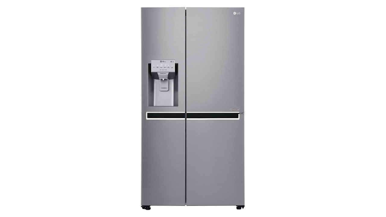 Side-by-side refrigerator with water dispenser