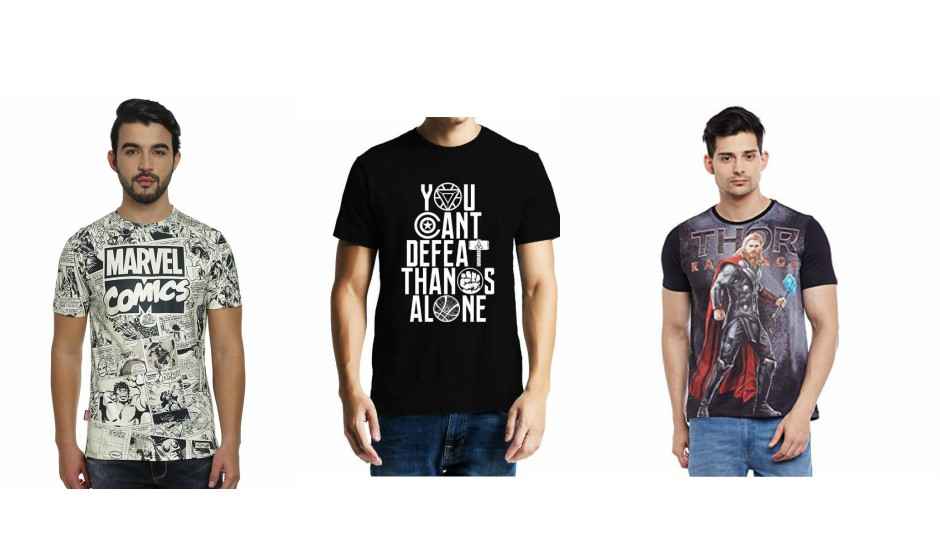 Top 5 Men’s t-shirt deals for Marvel fans