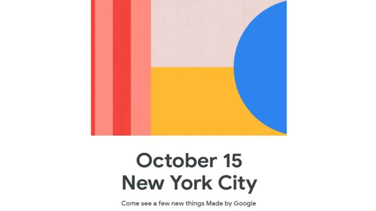 Google announces October 15 event, Pixel 4, Pixel 4 XL, Pixelbook 2 and more expected