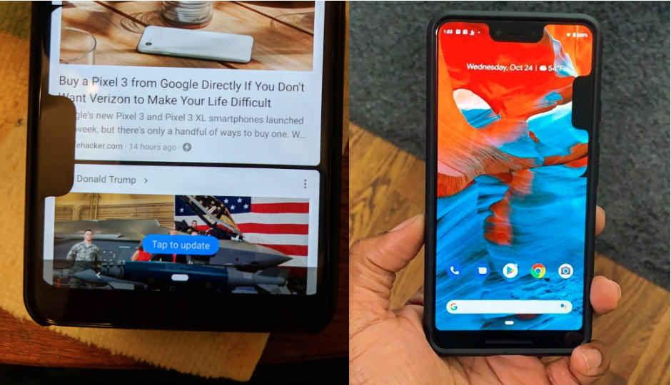 Google Pixel 3 XL ‘notch’ bug gives the phone two display notches, fix coming soon