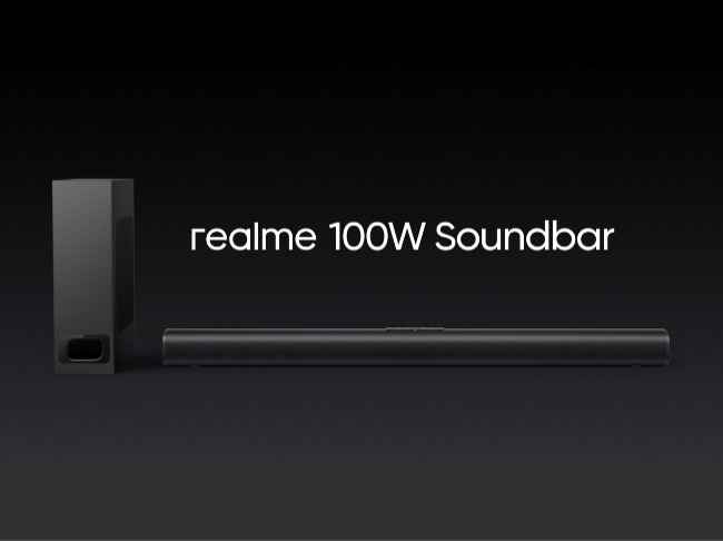 Realme 100W soundbar launched