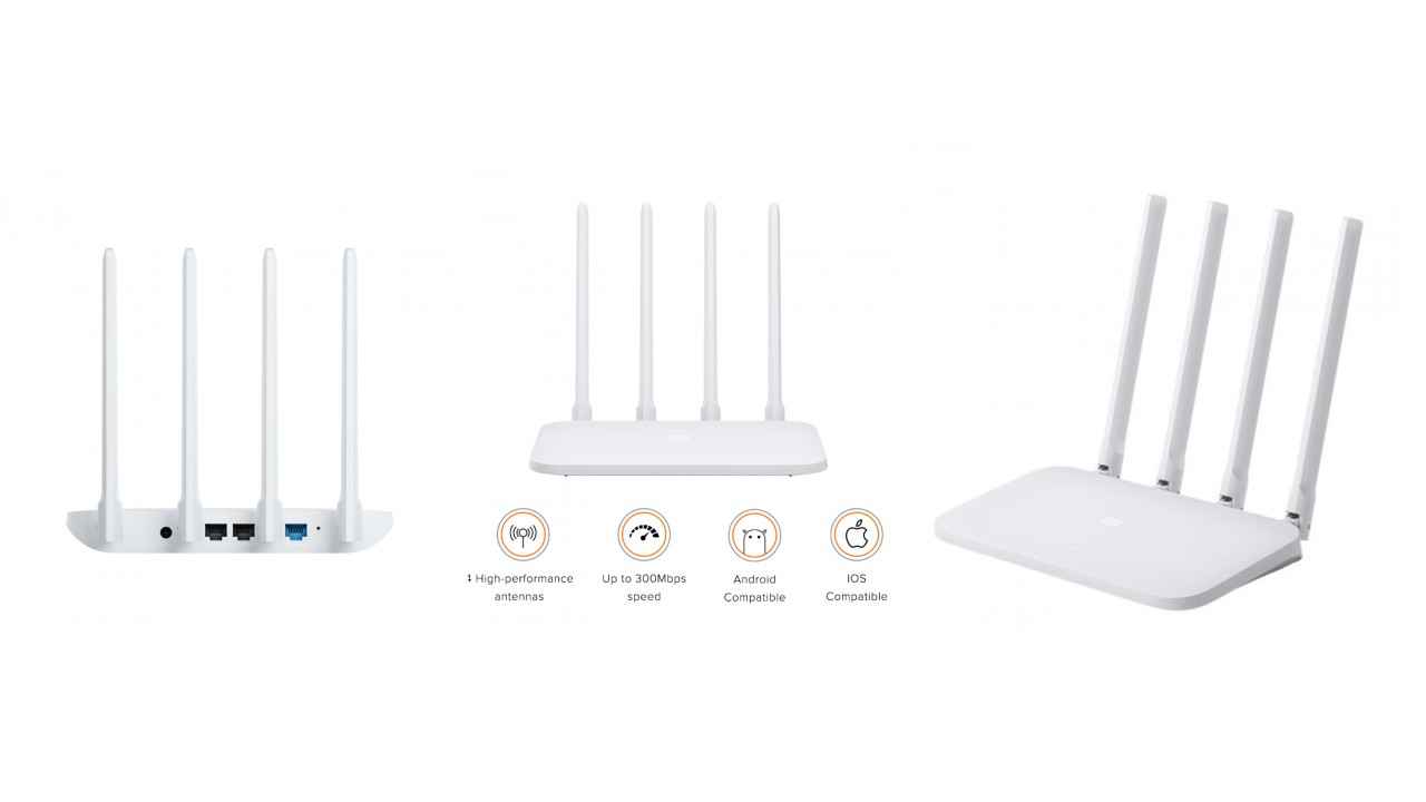 Xiaomi launches Mi Router 4C with four antennae, up to 300Mbps speed and more for Rs 999