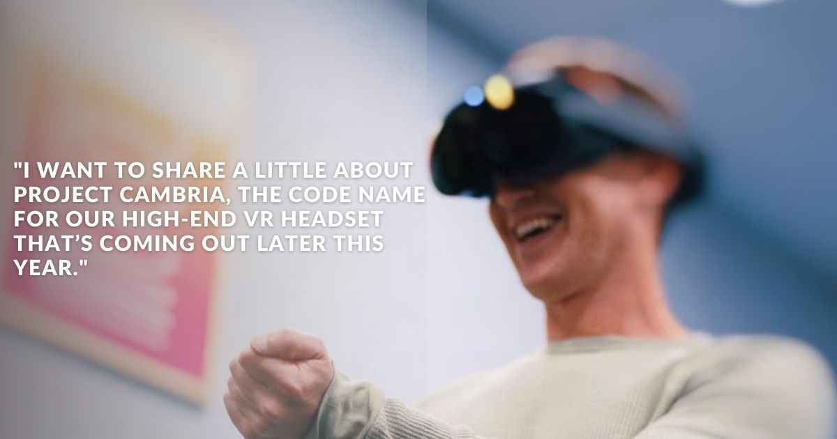 Mark Zuckerberg exhibits the Mixed Reality capabilities of Meta’s Project Cambria headset | Digit