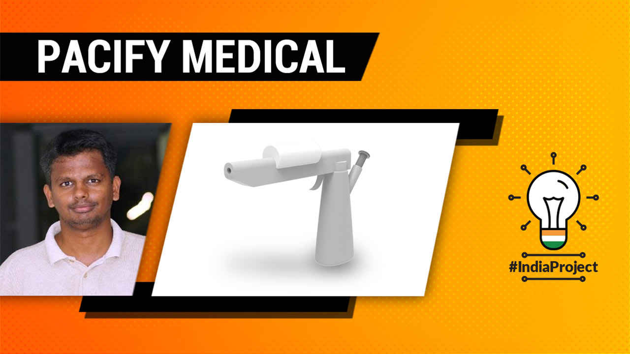 Startup Pacify Medical develops skin spray gun