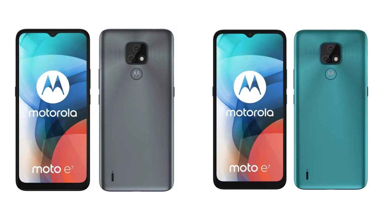 Motorola Moto E7 design and key specifications leaked yet again