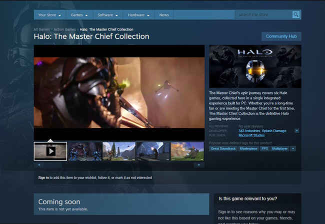 Halo: The Master Chief Collection PC Announcement 
