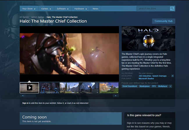 Halo: The Master Chief Collection' Coming To Steam, Adding 'Halo