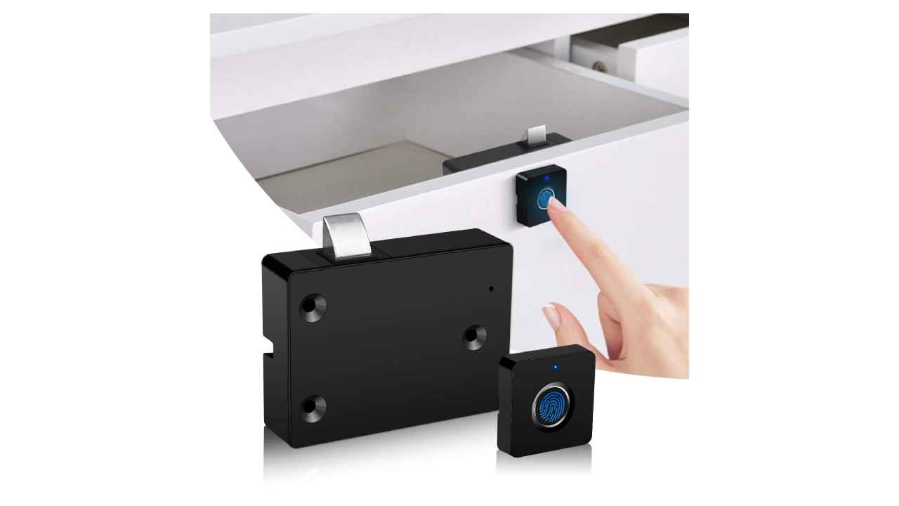 Secure your cabinet drawers with these electronic locks