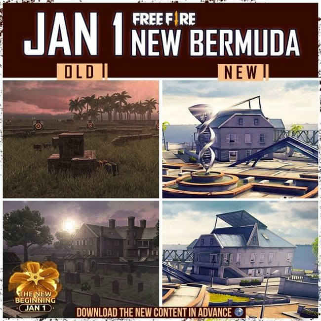 Bermuda map free fire