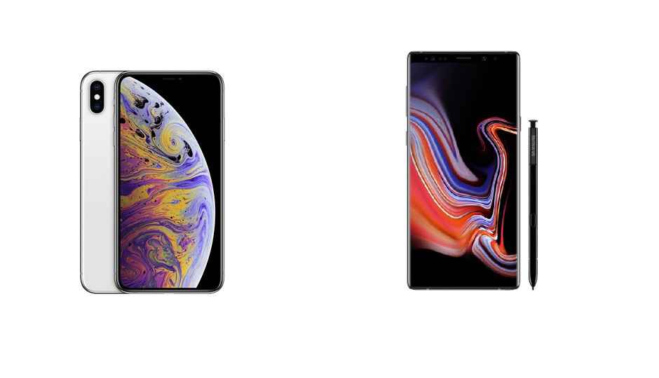 Apple Iphone Xs Max Vs Samsung Galaxy Note 9 Specs Compared