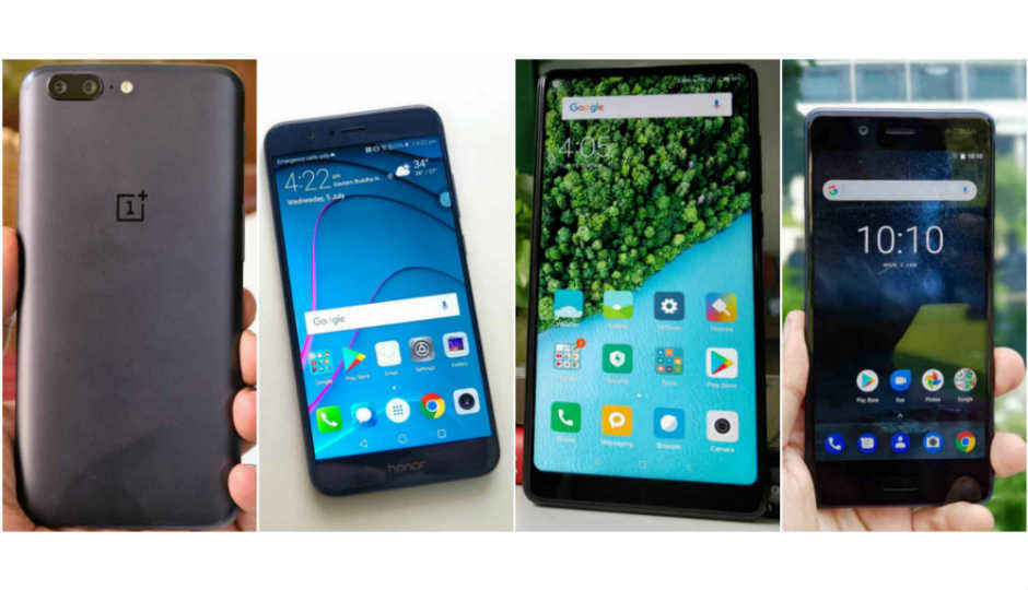 Spec Comparison: Xiaomi Mi Mix 2 vs OnePlus 5 vs Honor 8 Pro vs Nokia 8