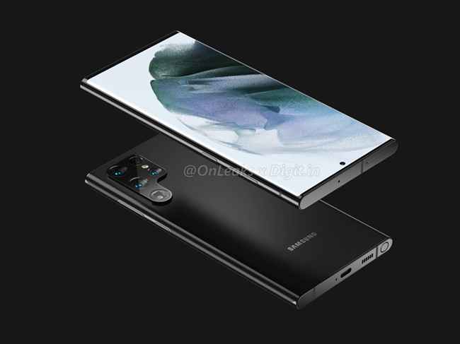 S Pen筆槽 + 四方機身很 Note：OnLeaks 放出 Samsung Galaxy S22 Ultra 渲染圖；P型相機怪美的！ 4