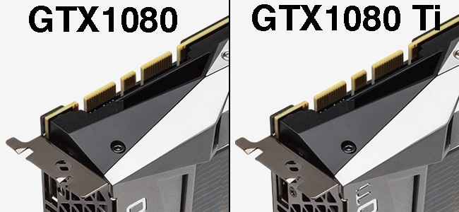 NVIDIA GeForce GTX 1080 Ti Graphics Card SLI Connectors
