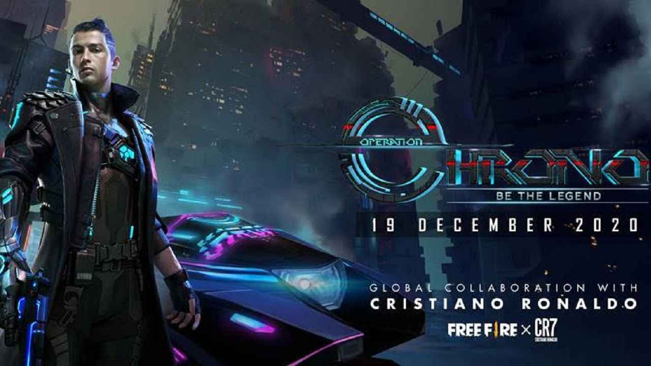 Garena Free Fire Partners With Cristiano Ronaldo Who Debuts As An All New Character Called Chrono Digit