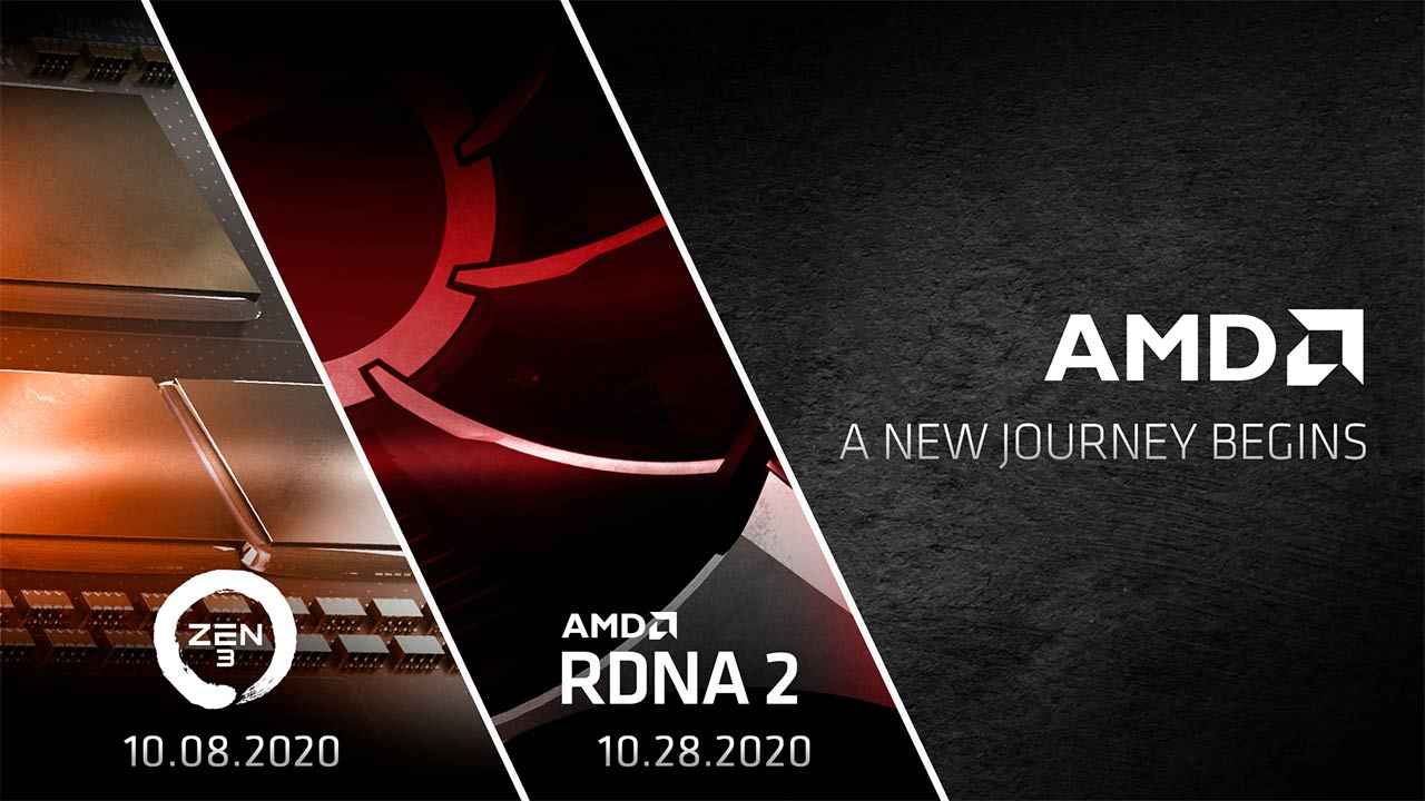 AMD Ryzen 4000 Zen 3 desktop CPUs launching October 8, and Radeon RX 6000 graphics cards on October 28