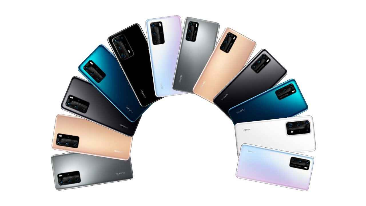 Huawei P40 series leaked marketing image shows off the colour variants