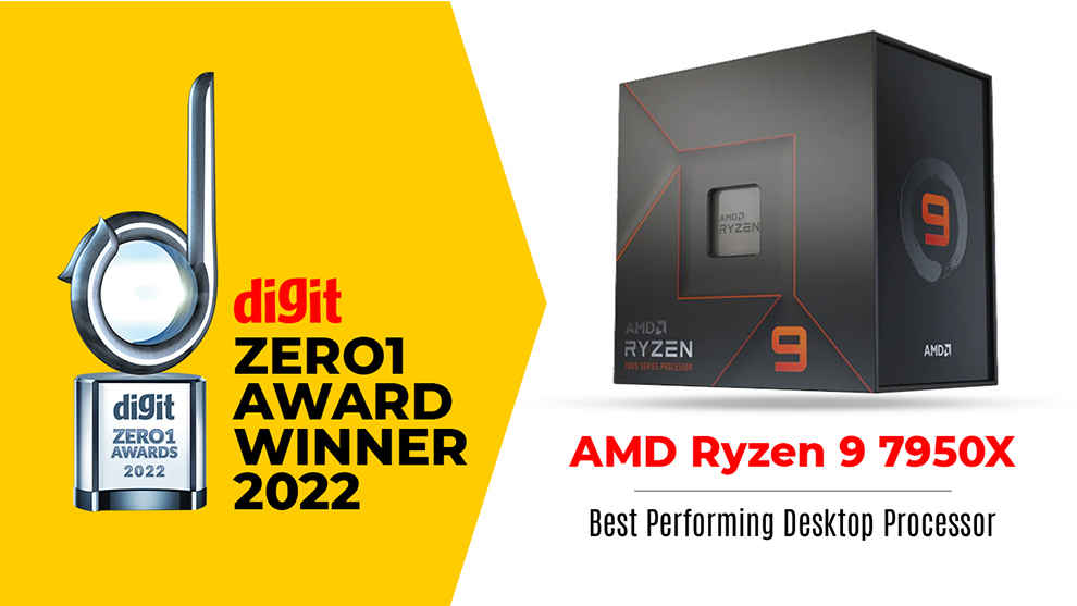 Digit Zero1 Award 2022 Winner AMD Ryzen 9 7950X