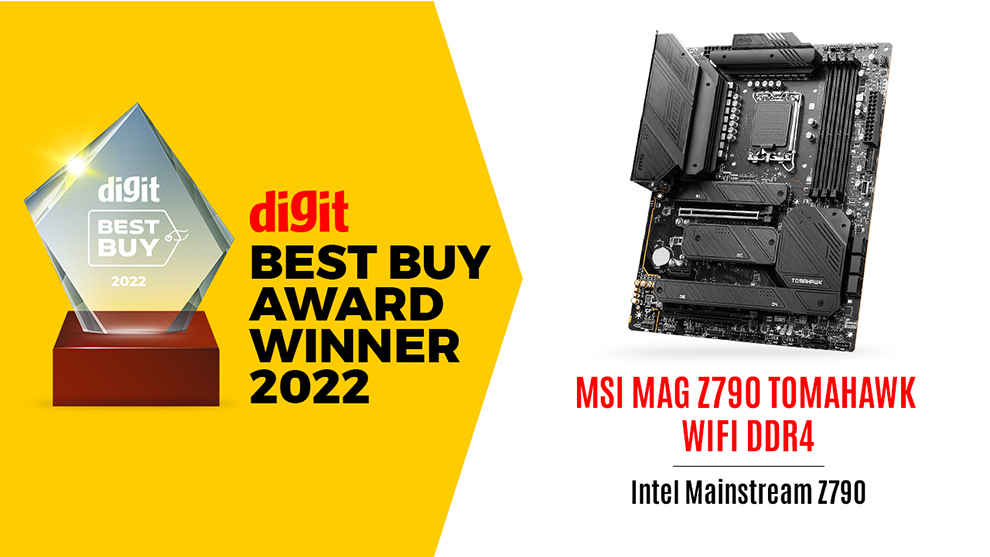 Digit Best Buy Award 2022 Winner MSI MAG Z790 TOMAHAWK WIFI DDR4