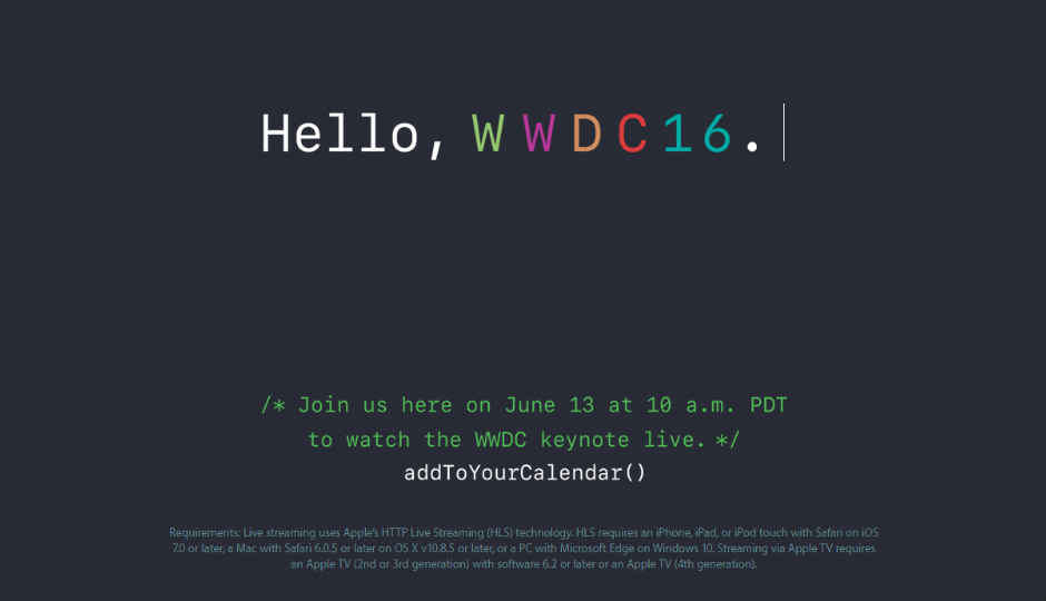 WWDC 2016: Here’s how to watch the keynote live