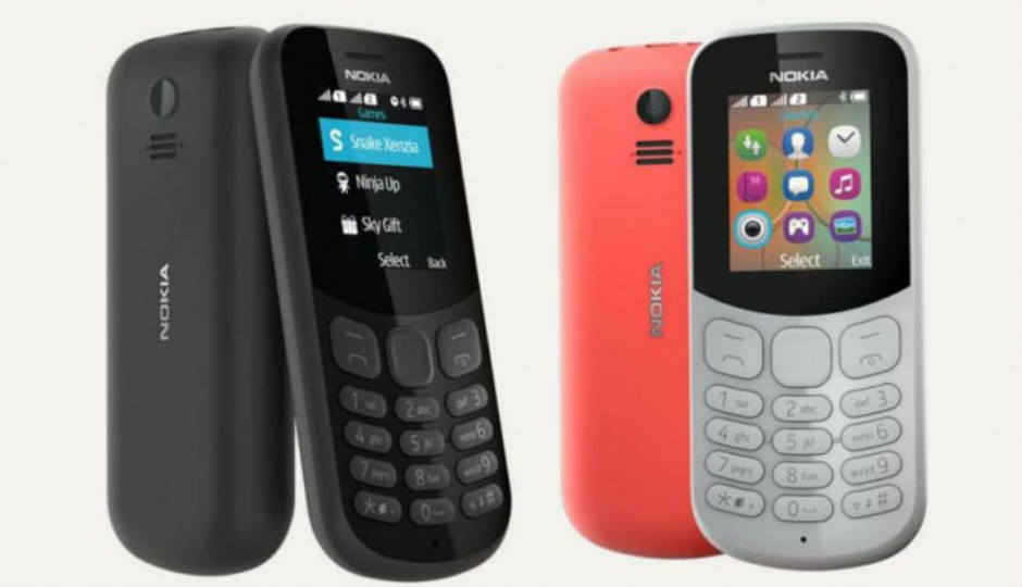 Nokia 105, Nokia 130 लॉन्च, कीमत Rs. 990 से शुरू