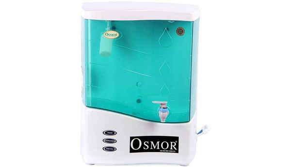 Osmor NATURAL PEARL UF + TDS controller+Mineral Enhancer 10 L RO + UF Water Purifier (White)