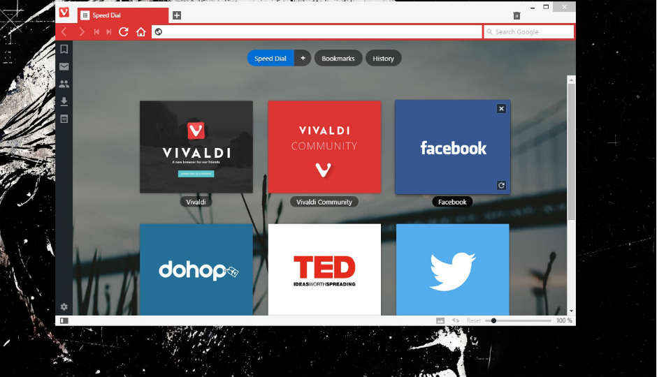 vivaldi speed dial icons