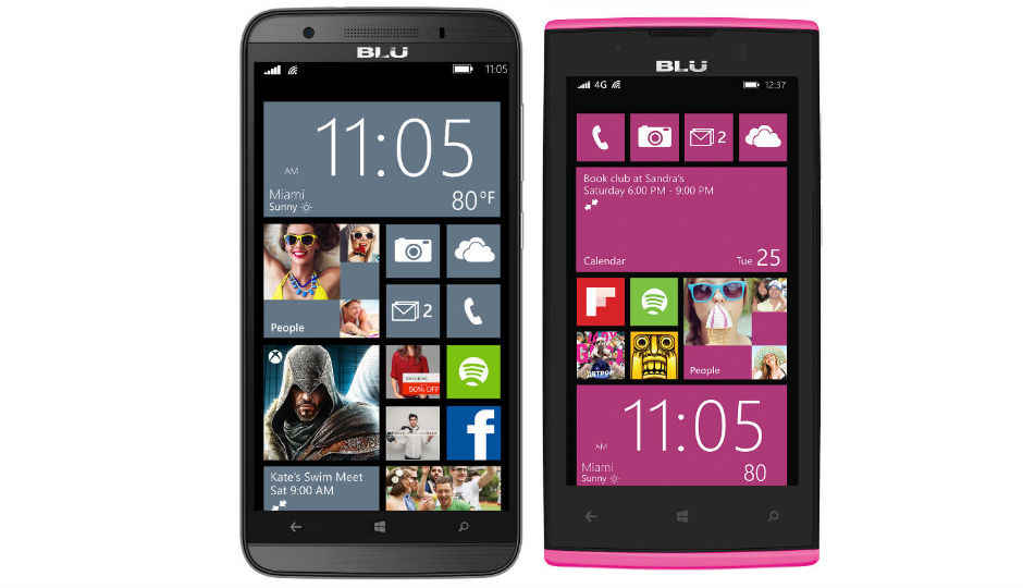 Blu announces two Windows Phone 8.1-powered smartphones in India