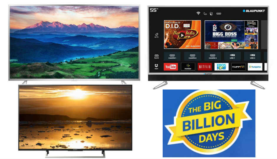 Flipkart Big Billion Days sale: Deals on TVs from Sony, LG, iFFalcon, Thomson, and more