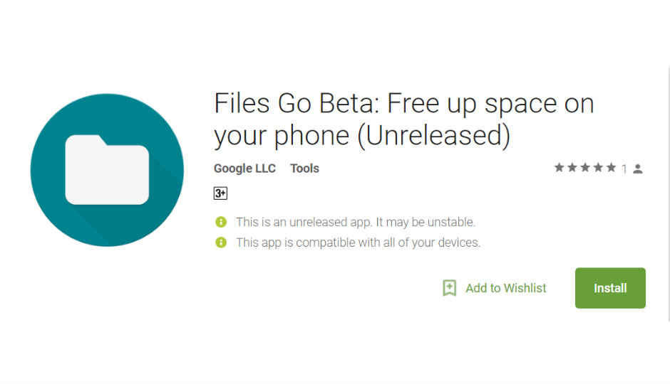 Google testing new “Files Go” app for Android, comes with wireless file transfer feature similar to Apple’s AirDrop