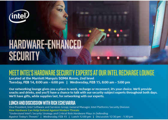 Join My Talk at RSA: How Hardware Can Help Defend Against Modern Threats