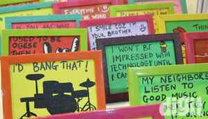 Artwork at the Mumbai Film and Comics Convention 2014