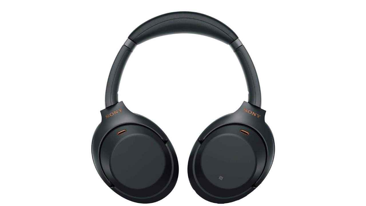 Over the ear headphones with touch controls