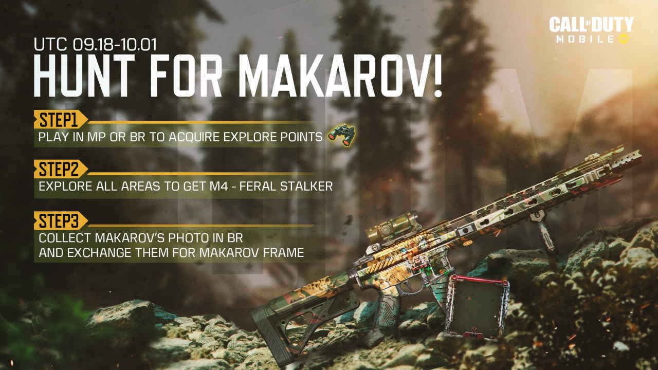 Call of Duty: Mobile’s Hunt for Makarov event starts tomorrow: Here’s what you need to know
