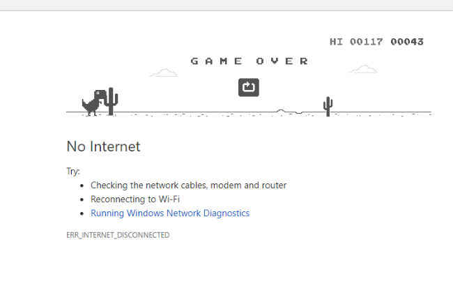 Dinosaur no game internet How to