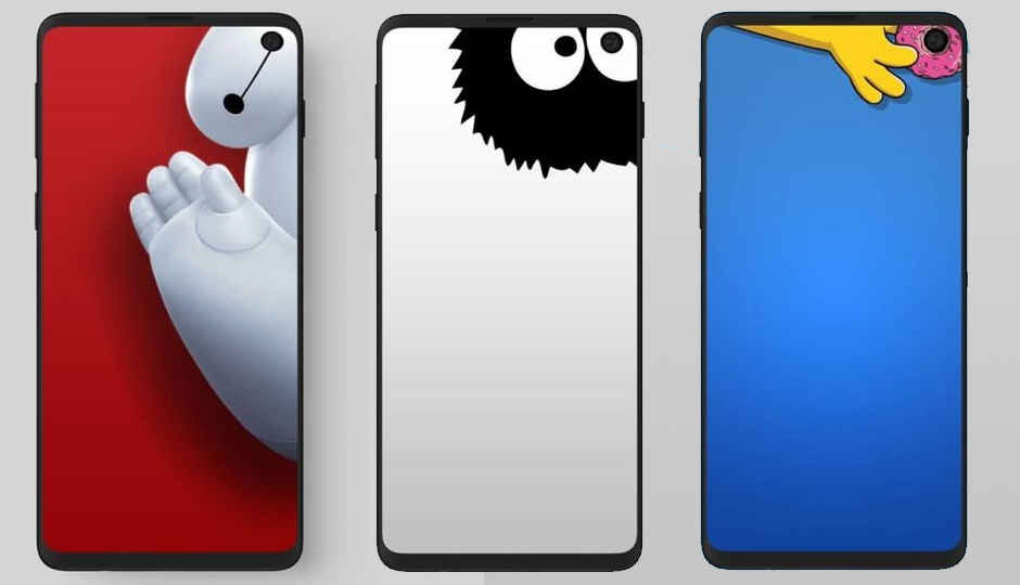 Samsung Galaxy S10 users can hide the punch hole cameras using these hilarious, creative wallpapers