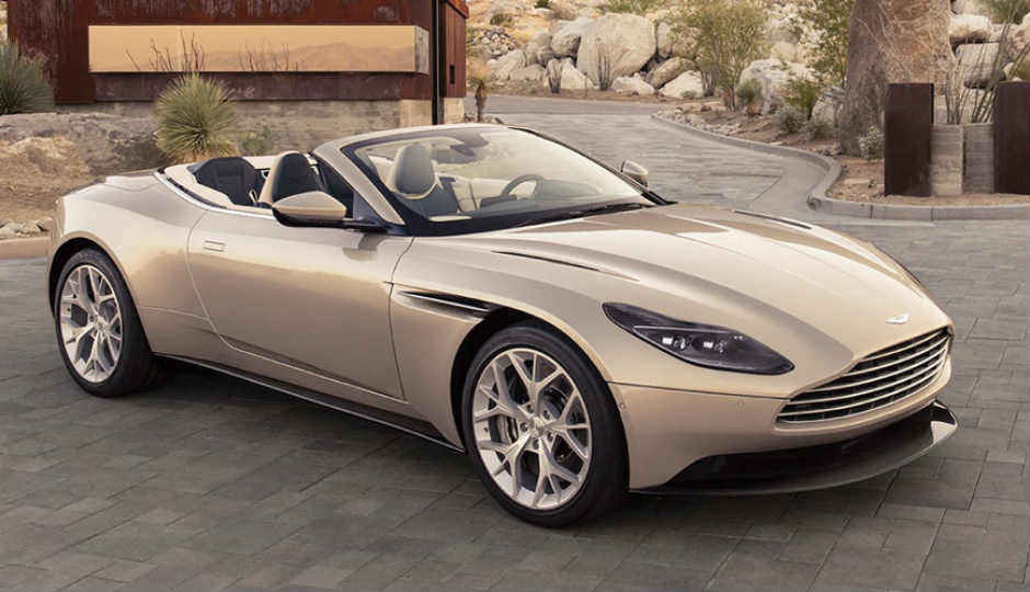 The Aston Martin DB11 Volante convertible has a ‘light’ V8 engine producing 510hp!