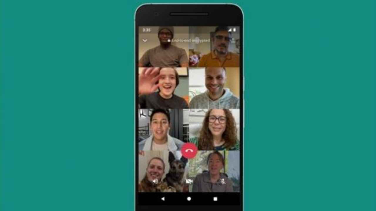 WhatsApp group video call support for 8 people is now live