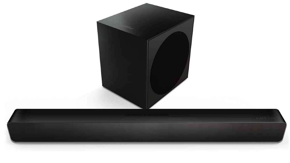 Carvaan Musicbar CBWY121  Review: A budget soundbar with built-in songs, average sound output