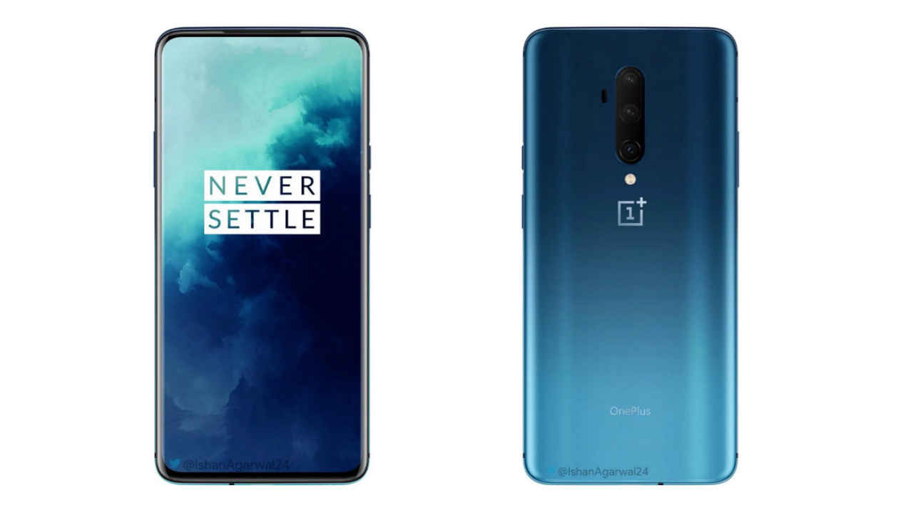 OnePlus 7T Pro Haze Blue colour variant renders leaked, along with possible case options