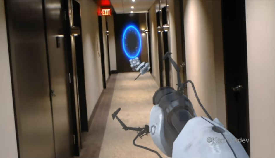 This developer brought Portal and Pokemon to life with Microsoft’s HoloLens