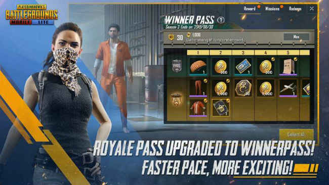 PUBG Mobile Lite Winner Pass