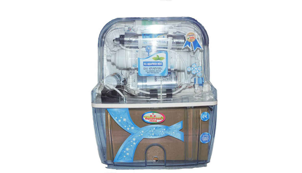 Rk Aquafresh India AZ200 12 L RO + UV +UF Water Purifier (TRANSPARENT) 