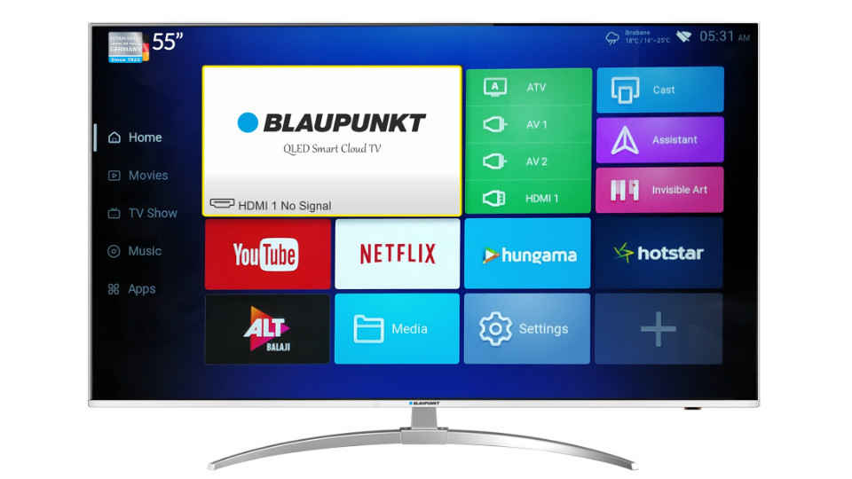 Blaupunkt launches 4K QLED Android 7 smart TV in India priced at Rs 69,999