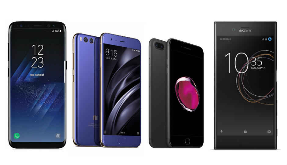 Samsung Galaxy S8 vs Xiaomi Mi 6 vs iPhone 7 vs Xperia XZs: Spec Comparison