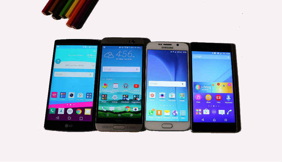 2015 में आये फ्लैगशिप स्मार्टफोंस की डिस्प्ले और बनावट में अंतर