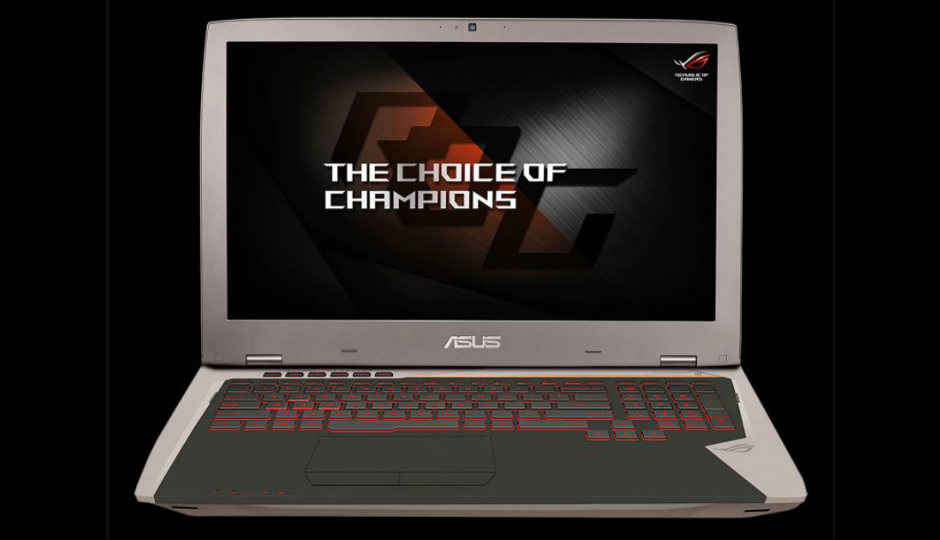 Asus ROG G701 gaming laptop with Nvidia GeForce GTX 1080 launched at Rs 3,49,990
